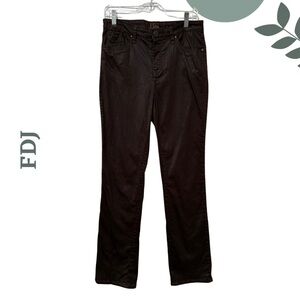 FDJ French Dressing Jeans – Olivia Straight Leg (Brown Coated Finish) – Size 4